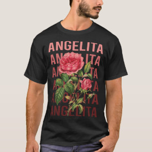 Camiseta Belos Rosas - Nome Angelita