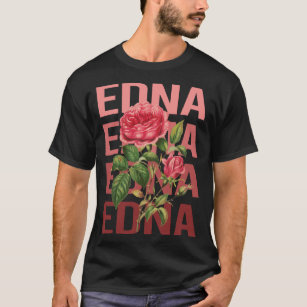 Camiseta Belos Rosas - Nome Edna