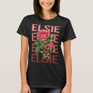 Camiseta Belos Rosas - Nome Elsie