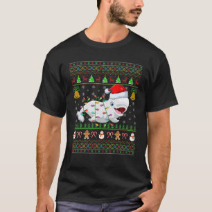 Camiseta Beluga Papais noeis De Pescado De Baleia Beluga Ba