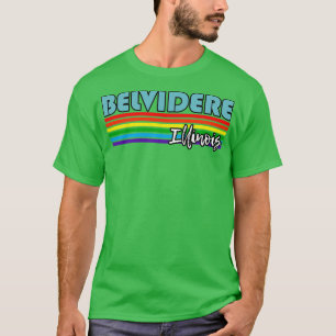 Camiseta Belvidere Illinois Pride Belvidere LGBT Gift LGBT