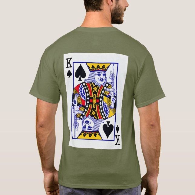 Camiseta Bem armado Rei AR15 T-Shirt (Verso)