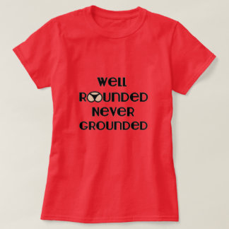 Camiseta Bem Arredondado Nunca Enrolado Camisa-T