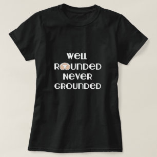 Camiseta Bem Arredondado Nunca Enrolado Camisa-T