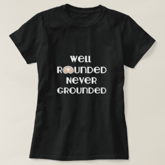 Camiseta Bem Arredondado Nunca Enrolado Camisa-T