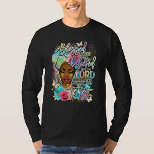 Camiseta Bem-aventurada É Aquela Que Creu Afro Menina Relig