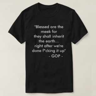 Camiseta Bem-aventurados os Mansos - #CoisasQueJesusNuncaDi