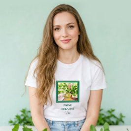 Camiseta Bem-Estar Verde-Menta & Autocuidado