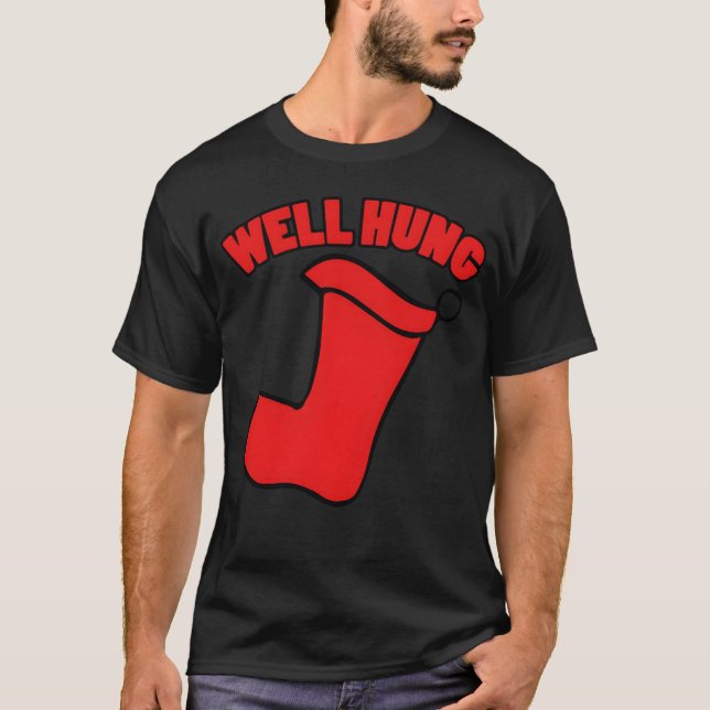 Camiseta BEM HUNG ENGRAÇADO amigo NATAL (Frente)