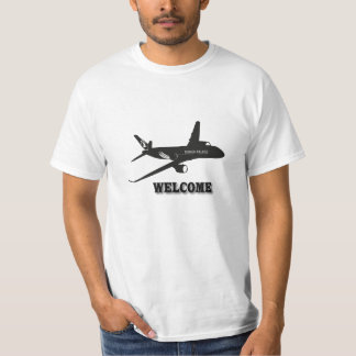 Camiseta Bem-vindas à companhia aérea turca