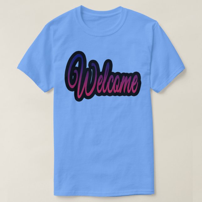 Camiseta Bem-vindo (Frente do Design)