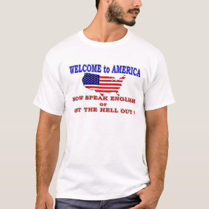 CAMISETA BEM-VINDO À AMÉRICA