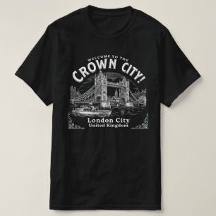 Camiseta Bem-vindo à Cidade de Londres Reino Unido