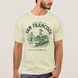 Camiseta Bem-vindo à cidade de São Francisco, Califórnia