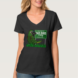 Camiseta Bem-vindo à Cidade do Pássaro Mau Arara-de-hahn