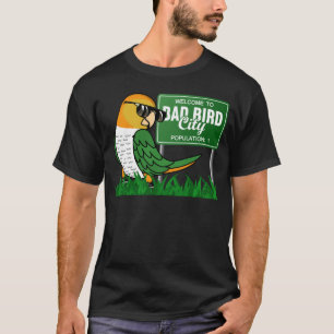 Camiseta Bem-Vindo A Cidade Má De Pássaro Eu Caique Mentira