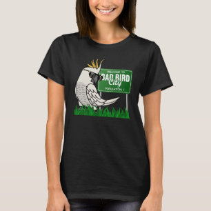 Camiseta Bem-Vindo À Cidade Má De Pássaros, Eu Enxofre Crie