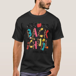 Camiseta Bem-Vindo À Diretora Da Escola Life Leopardo