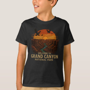 Camiseta Bem-vindo à Embroiderme Grand Canyon National USA