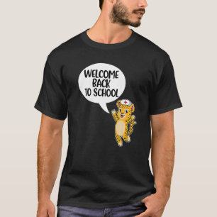 Camiseta Bem-Vindo À Enfermeira Da Escola Primeiro Dia Da E