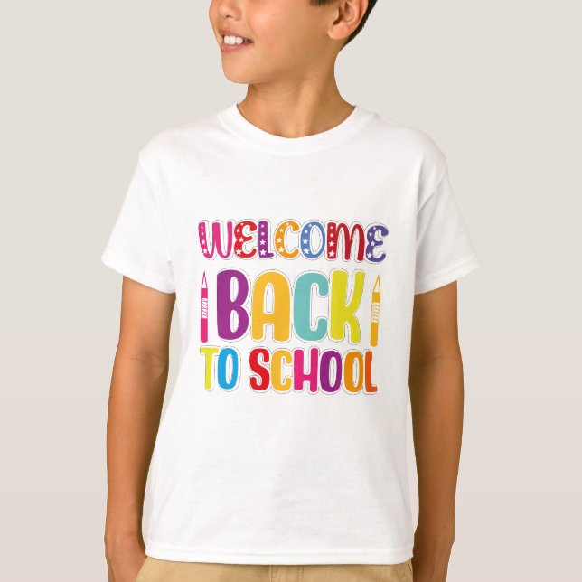 Camiseta Bem-Vindo À Escola (Frente)