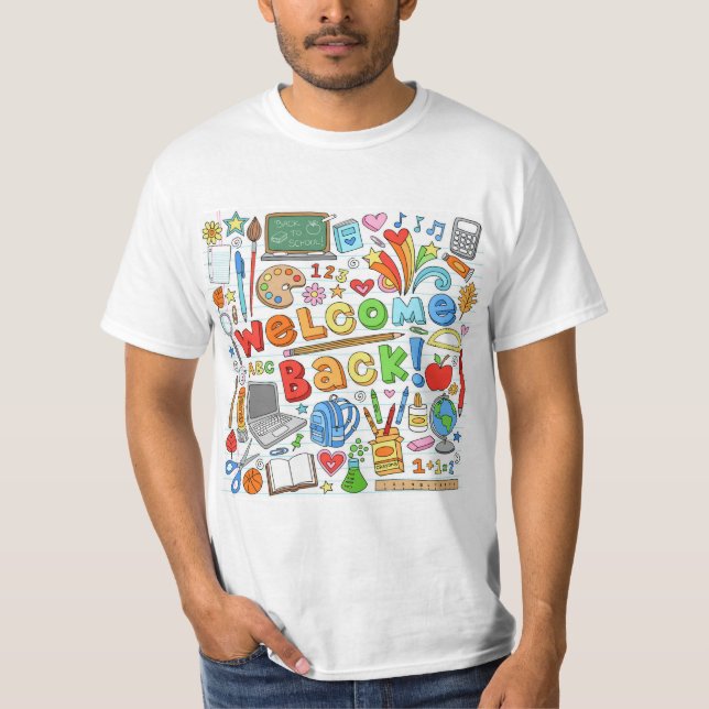 Camiseta Bem-Vindo À Escola (Frente)