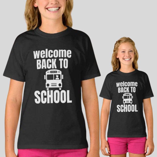Camiseta Bem-Vindo À Escola (Criador carregado)