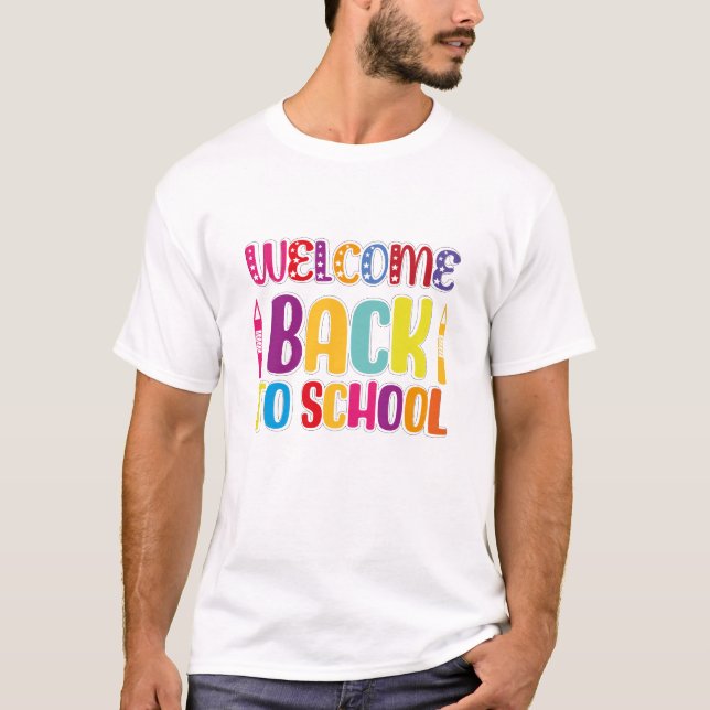 Camiseta Bem-Vindo À Escola (Frente)