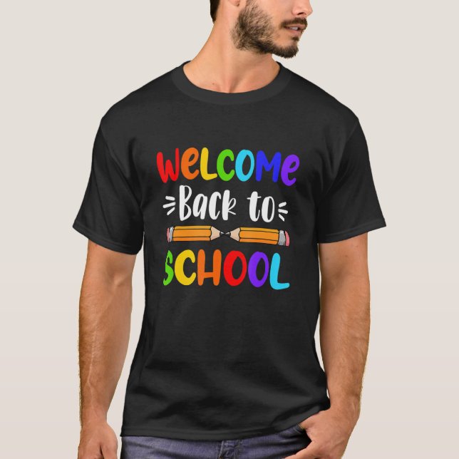 Camiseta Bem-Vindo À Escola 1rua Dia Da Design Escolar (Frente)