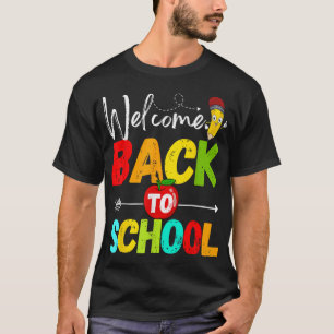 Camiseta Bem-Vindo À Escola 2024 Professores Estudantes