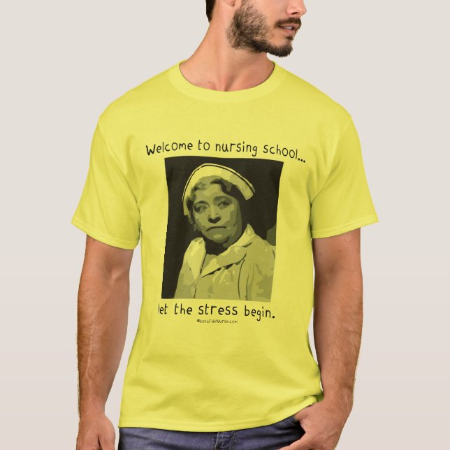 Camiseta Bem-vindo à Escola de Enfermagem (Frente)