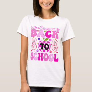 Camiseta Bem-Vindo À Escola, De Volta À Escola