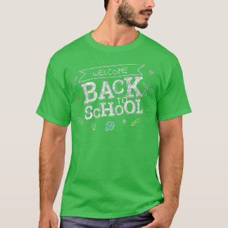 Camiseta Bem-Vindo À Escola Engraçado Professor Adorando Pr