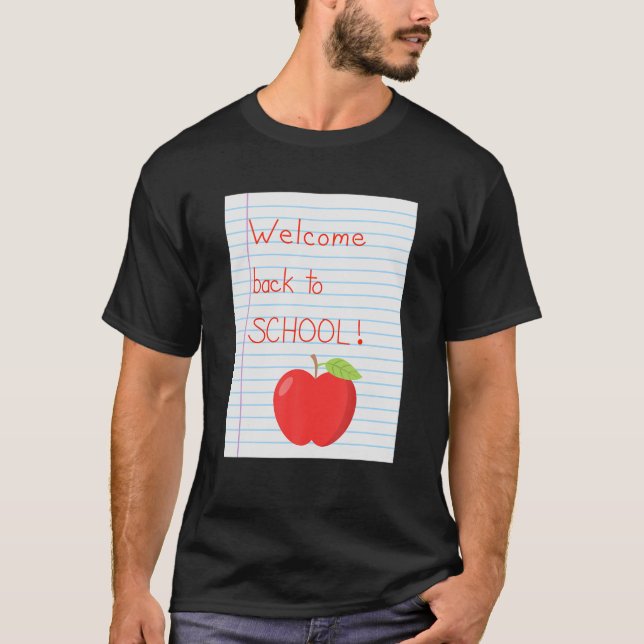 Camiseta Bem-Vindo À Escola Para Professores (Frente)