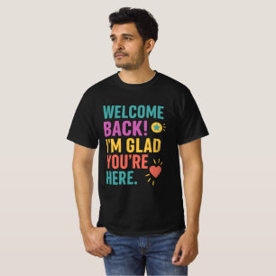 Camiseta Bem-Vindo À Escola, Presente De Apreciação Do Prof