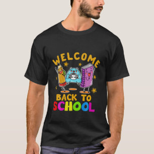 Camiseta Bem-Vindo À Escola Professores Engraçados Estudant