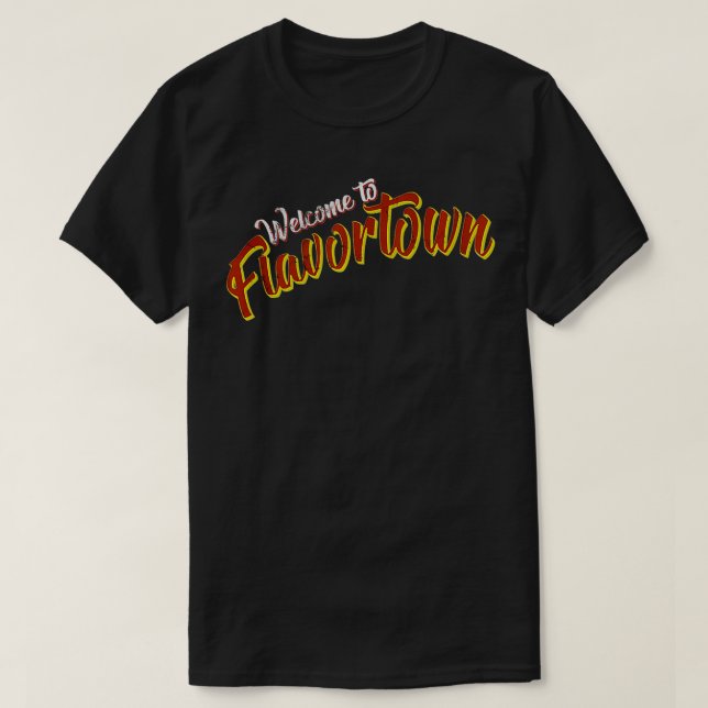 Camiseta Bem-vindo à Flavortown (Frente do Design)