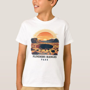 Camiseta Bem-vindo à Flinders Ranges Nacional Australiano
