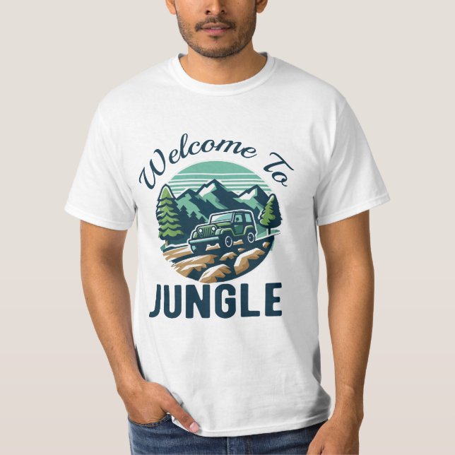 CAMISETA BEM-VINDO A JUNGLE (Frente)