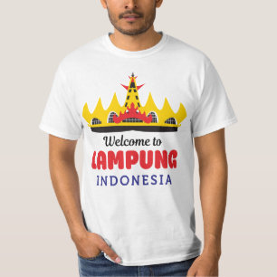 Camiseta Bem-vindo a Lampung - Indonésia