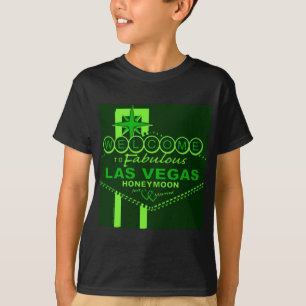 Camiseta Bem-vindo à Lua de mel de Las Vegas