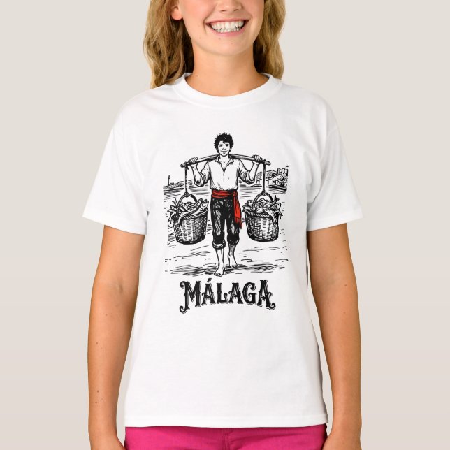 Camiseta Bem-vindo a Málaga 5: El Cenachero (Frente)