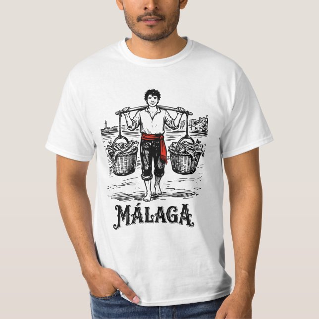 Camiseta Bem-vindo a Málaga 5: El Cenachero (Frente)