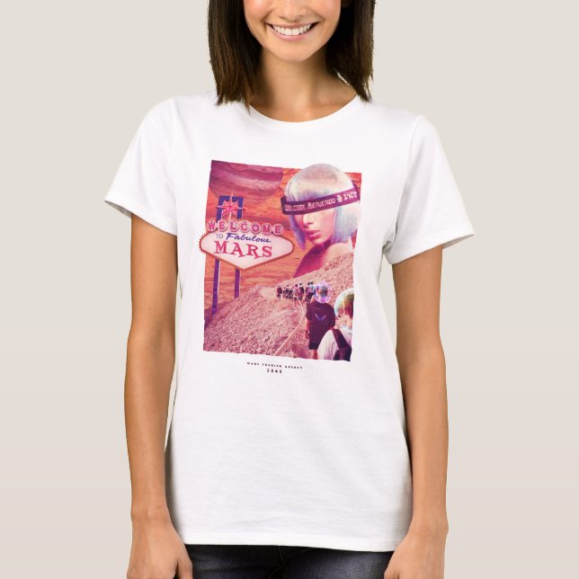 Camiseta Bem-vindo a Marte (Frente)