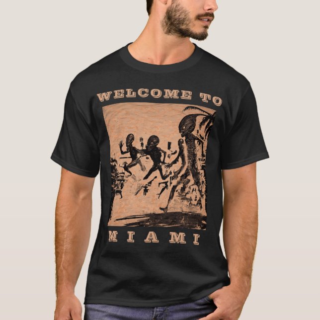 Camiseta Bem-vindo a Miami (Frente)