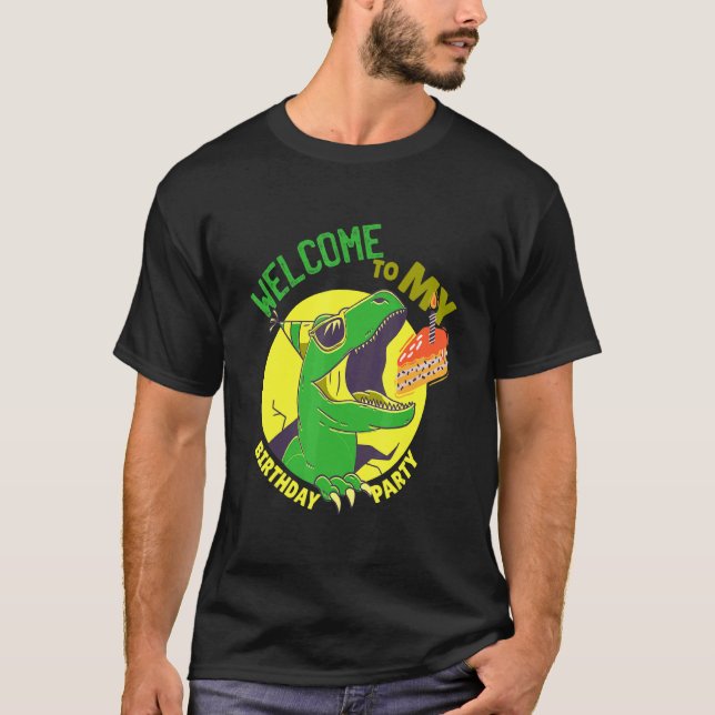 Camiseta Bem-vindo à minha Festa de aniversário (Frente)