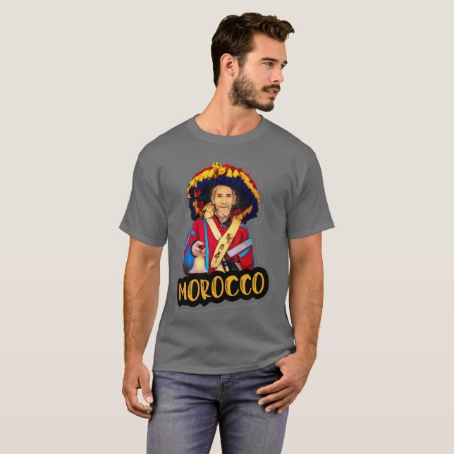 Camiseta bem-vindo a morocco (Frente Completa)