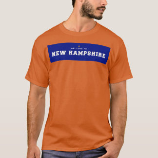 Camiseta Bem-vindo a New Hampshire