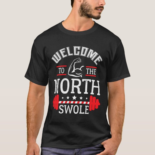 Camiseta Bem-Vindo A Noorna Engraçada De Gym Workout Chri (Frente)