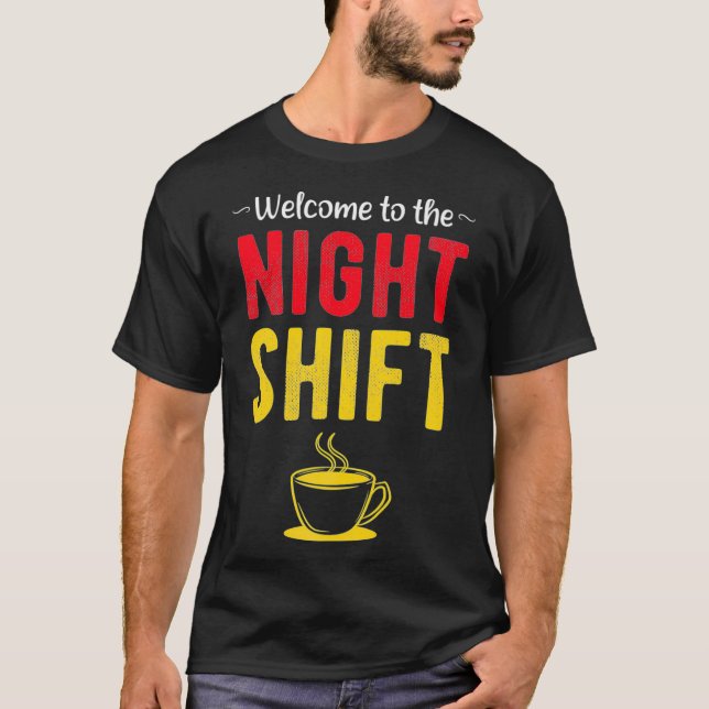 Camiseta Bem-vindo à Premium do Turno da Noite _1 (Frente)